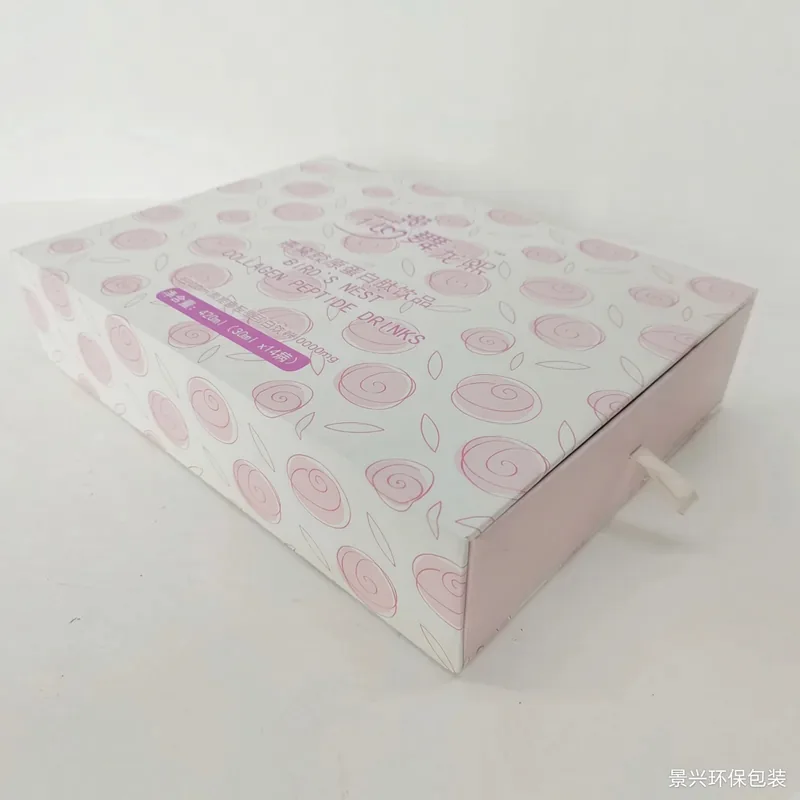燕窝胶原蛋白饮品食品包装礼盒印刷，包装案例图片